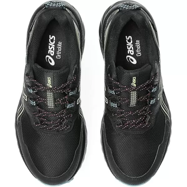 imageASICS Womens GelVenture 9 Waterproof Running ShoesBlackLime Green