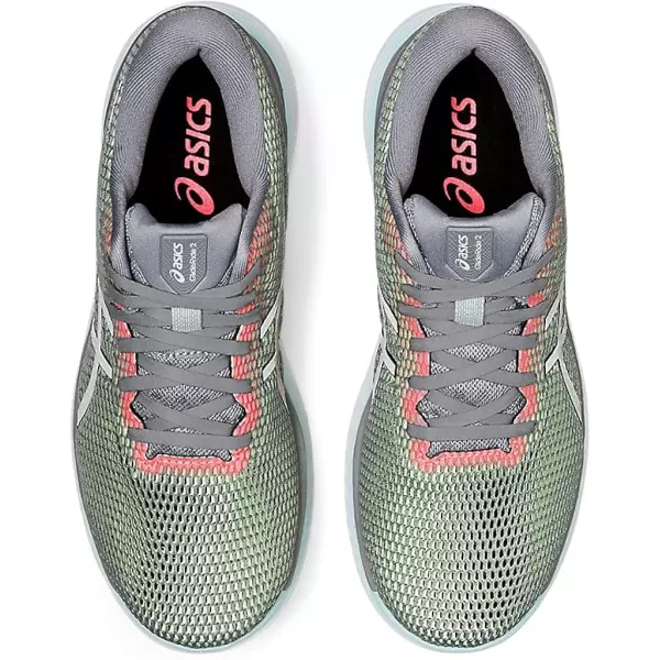 imageASICS Womens GlideRide 2 LiteShow Running ShoesSheet RockPure Silver