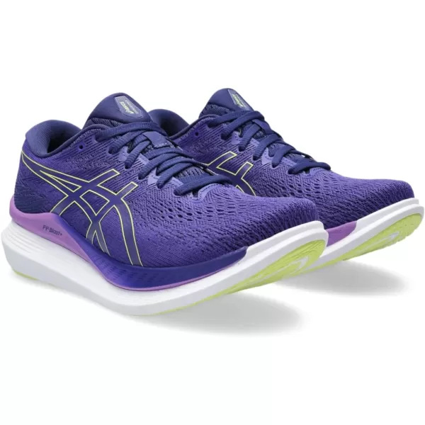 imageASICS Womens Glideride Running ShoesDive BlueEggplant