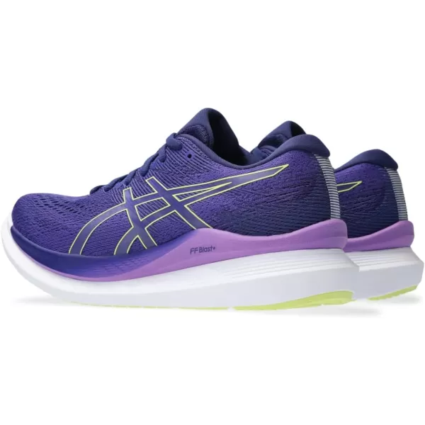imageASICS Womens Glideride Running ShoesDive BlueEggplant