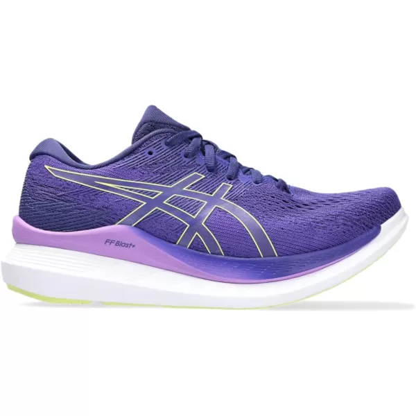 imageASICS Womens Glideride Running ShoesDive BlueEggplant