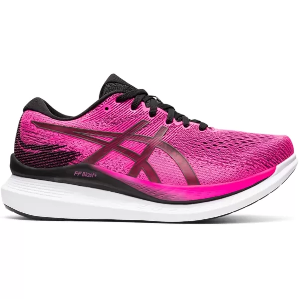 imageASICS Womens Glideride Running ShoesPink GloBlack
