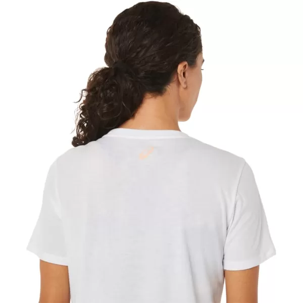 imageASICS Womens Graphic TEE Tennis ApparelBrilliant White