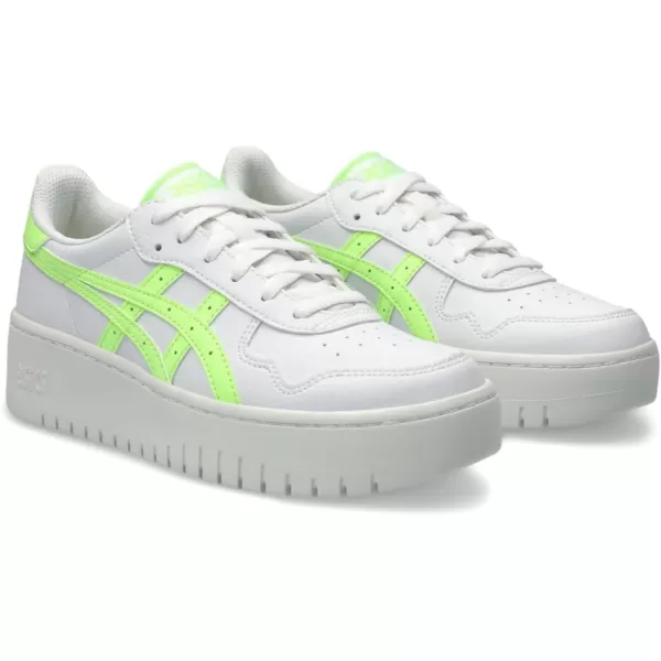 imageASICS Womens Japan S PF Sportstyle ShoesWhiteIlluminate Green