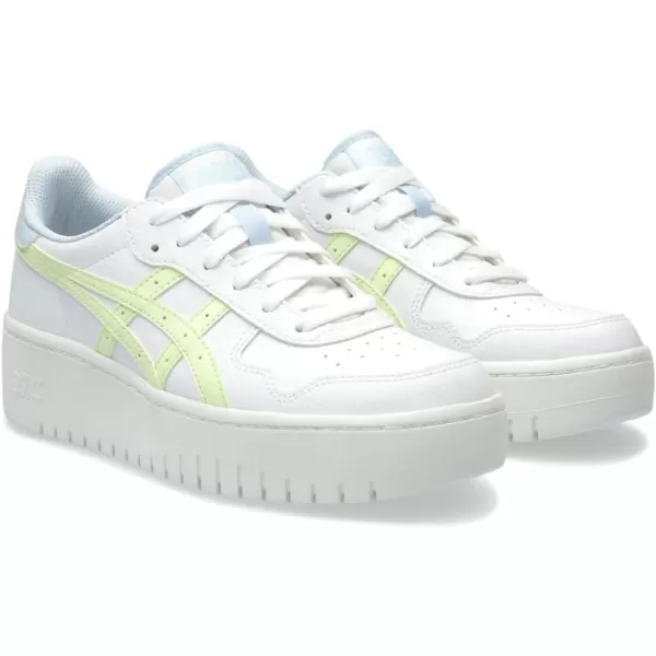 imageASICS Womens Japan S PF Sportstyle ShoesWhiteIlluminate Yellow
