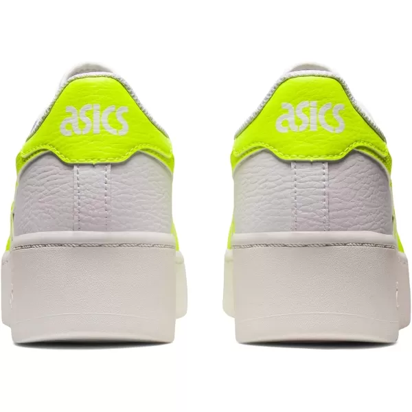 imageASICS Womens Japan S PF Sportstyle ShoesWhiteSafety Yellow