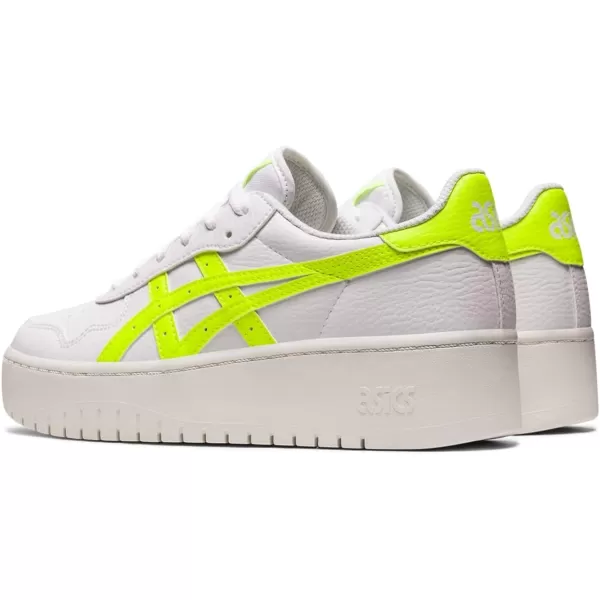 imageASICS Womens Japan S PF Sportstyle ShoesWhiteSafety Yellow