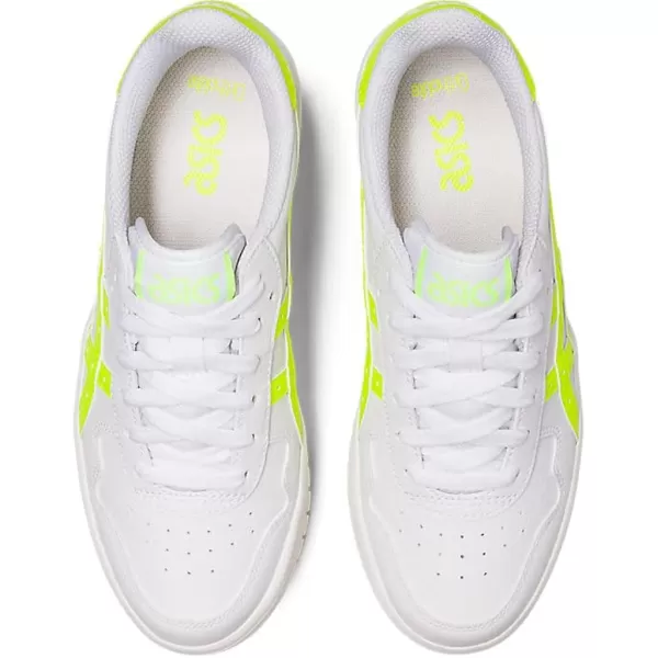 imageASICS Womens Japan S PF Sportstyle ShoesWhiteSafety Yellow