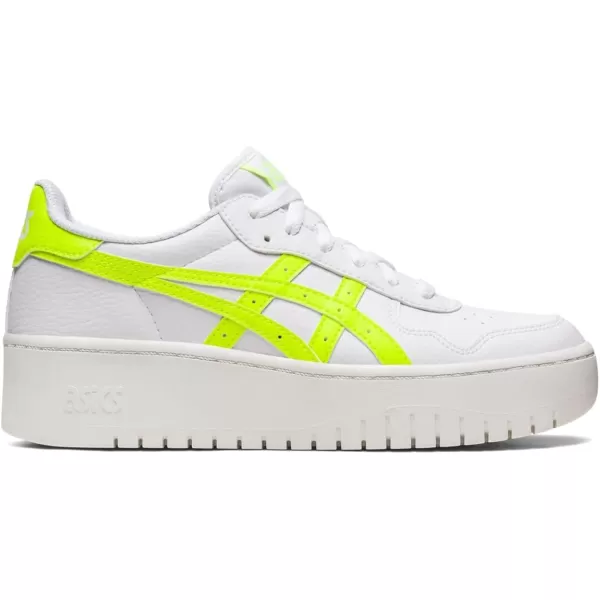 imageASICS Womens Japan S PF Sportstyle ShoesWhiteSafety Yellow