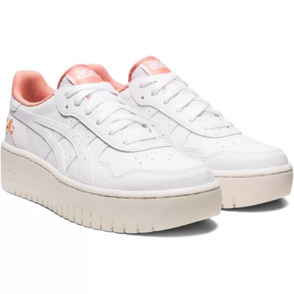 imageASICS Womens Japan S PF Sportstyle ShoesWhiteSalmon