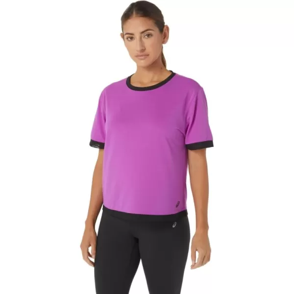 imageASICS Womens Kate MESH Short Sleeve Training ApparelOrchid