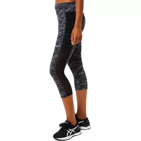 imageASICS Womens Kate Pocket Capri Training ApparelGrey Multi