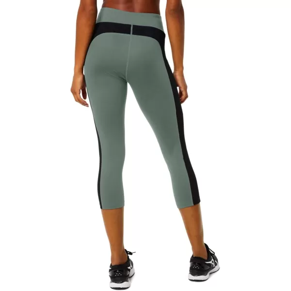 imageASICS Womens Kate Pocket Capri Training ApparelIvy