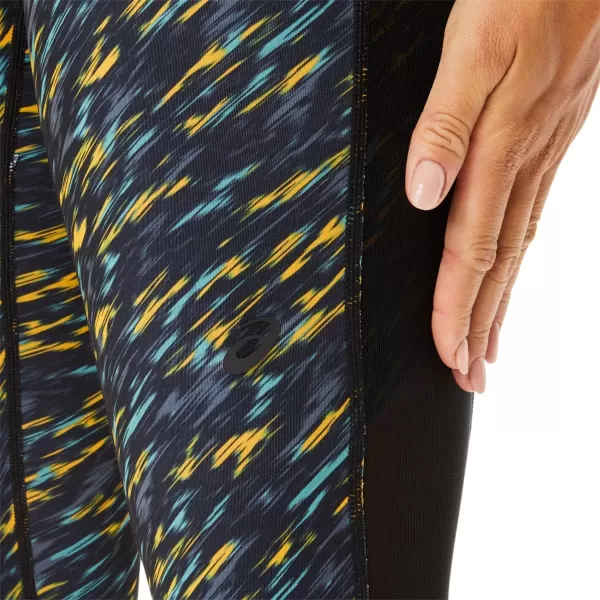 imageASICS Womens Kate Pocket Capri Training ApparelNight ShadeSage Print