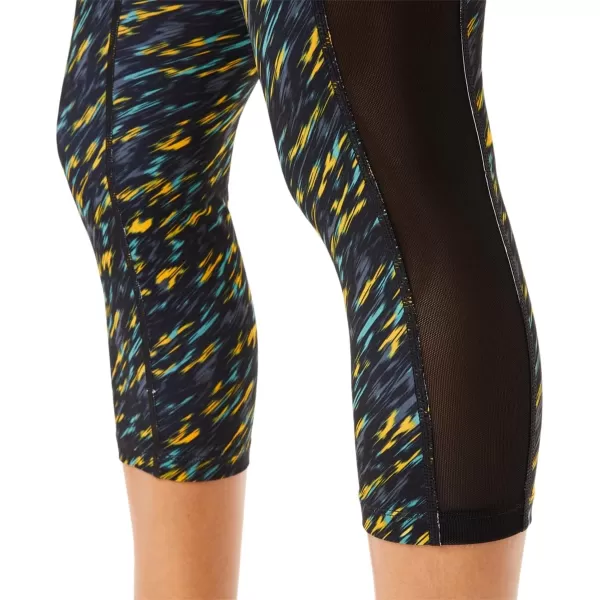 imageASICS Womens Kate Pocket Capri Training ApparelNight ShadeSage Print