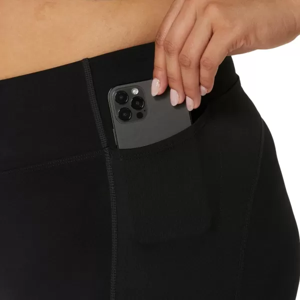 imageASICS Womens Kate Pocket Capri Training ApparelPerformance BlackPerformance Black Cire