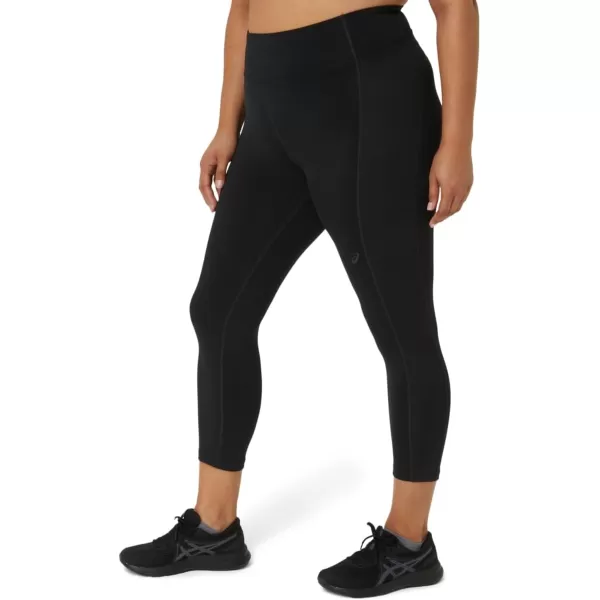 imageASICS Womens Kate Pocket Capri Training ApparelPerformance BlackPerformance Black Cire