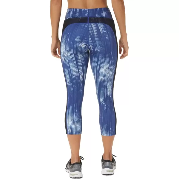 imageASICS Womens Kate Pocket Capri Training ApparelTie Dye Grand SharkPerformance Black