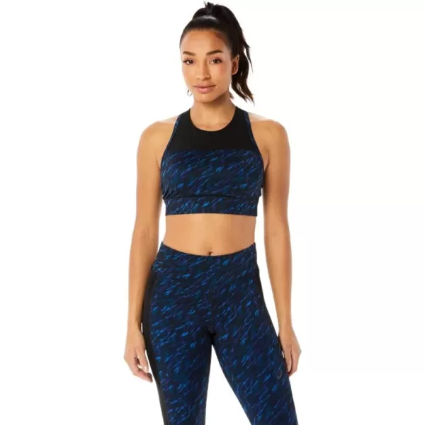 imageASICS Womens Kate Strappy BraNight ShadeLake Drive Print