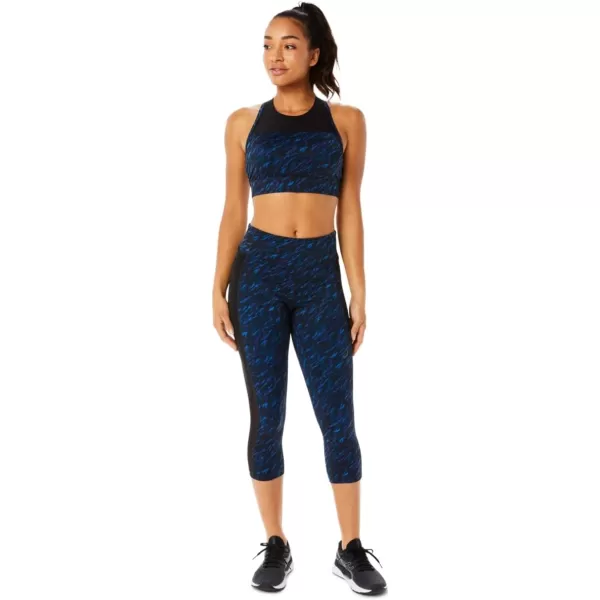 imageASICS Womens Kate Strappy BraNight ShadeLake Drive Print