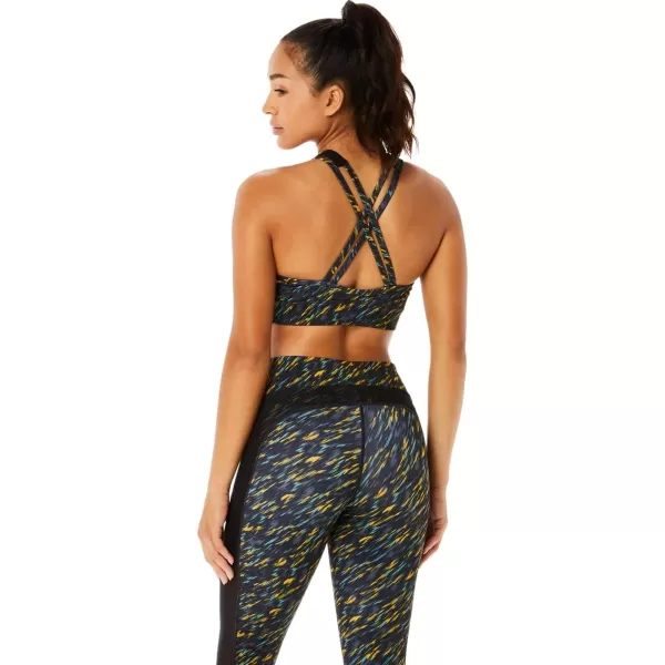 imageASICS Womens Kate Strappy BraNight ShadeSage Print