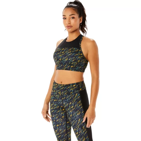 imageASICS Womens Kate Strappy BraNight ShadeSage Print