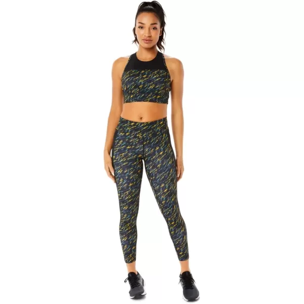 imageASICS Womens Kate Strappy BraNight ShadeSage Print
