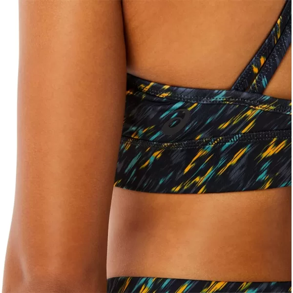 imageASICS Womens Kate Strappy BraNight ShadeSage Print