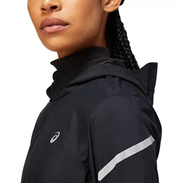 imageASICS Womens LITESHOW JACKET ApparelPerformance Black