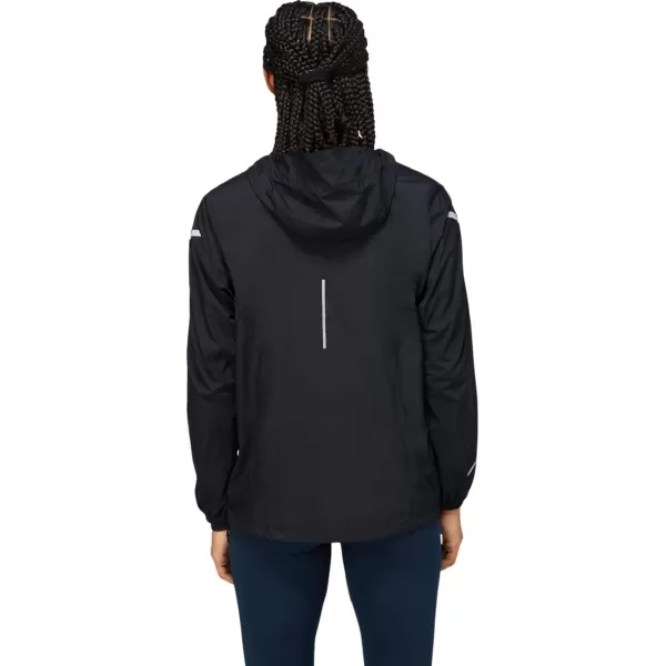 imageASICS Womens LITESHOW JACKET ApparelPerformance Black