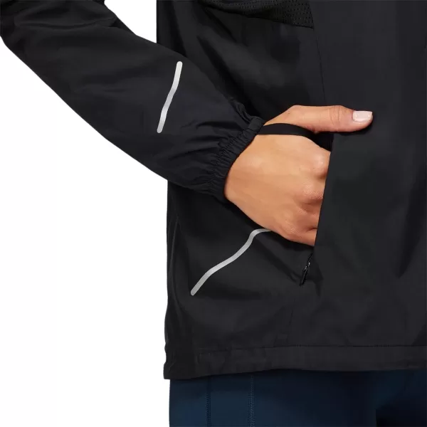 imageASICS Womens LITESHOW JACKET ApparelPerformance Black