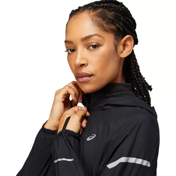 imageASICS Womens LITESHOW JACKET ApparelPerformance Black