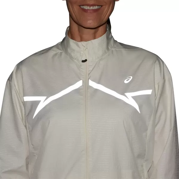 imageASICS Womens LITESHOW JACKET RUNNING ApparelBirch