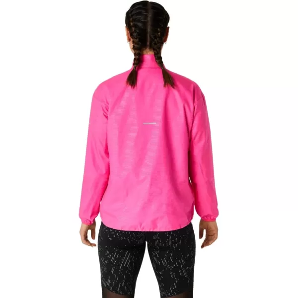 imageASICS Womens LITESHOW JACKET RUNNING ApparelPink Glo