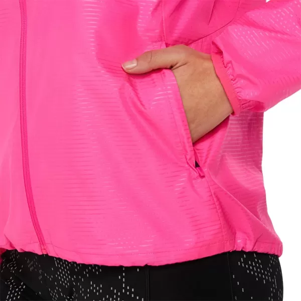 imageASICS Womens LITESHOW JACKET RUNNING ApparelPink Glo