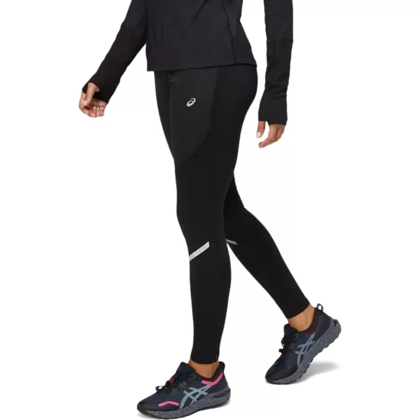 imageASICS Womens LITEShow Winter Tight Running ApparelPerformance Black