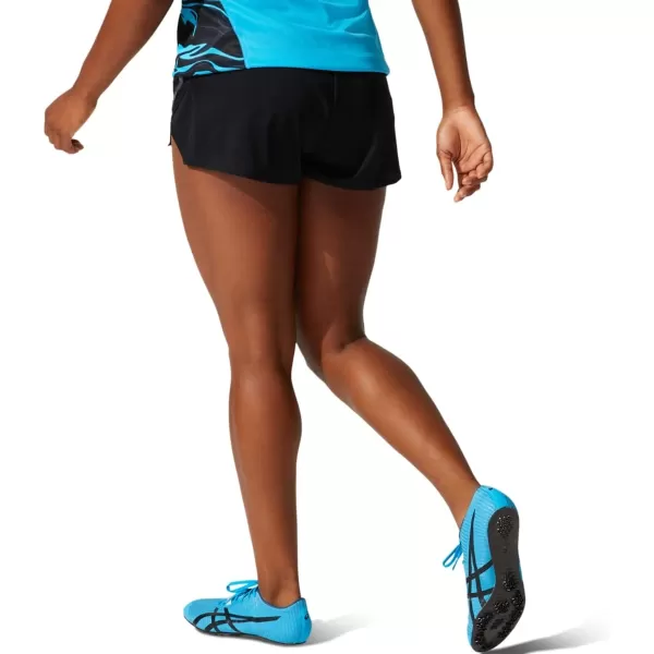 imageASICS Womens Light Knit Short Track  Field ApparelPerformance Black