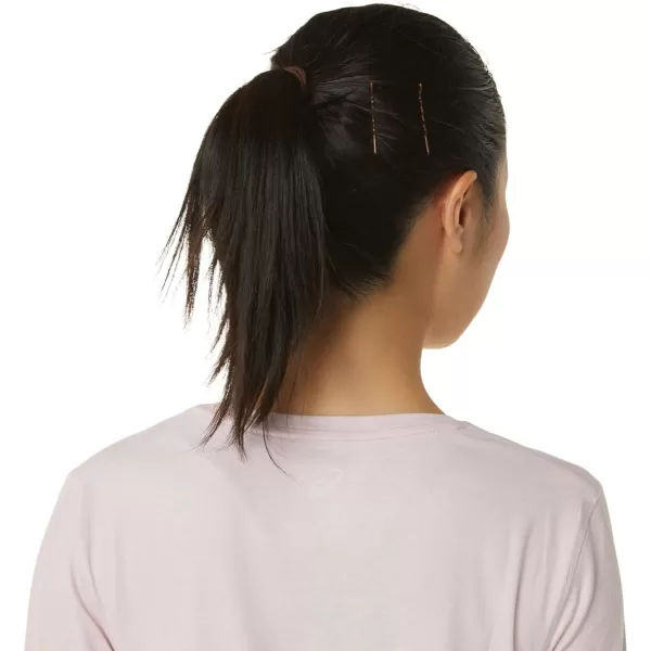 imageASICS Womens Long Sleeve Heather TOP Training ApparelBarely Rose Heather