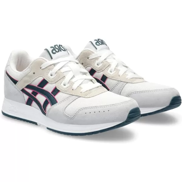 imageASICS Womens Lyte Classic Sportstyle ShoesWhiteDark Ocean