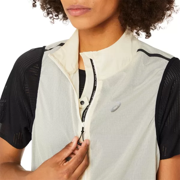 imageASICS Womens METARUN PACKABLE GILET ApparelBirch