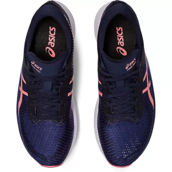 imageASICS Womens Magic Speed 2 Running ShoesIndigo BluePapaya