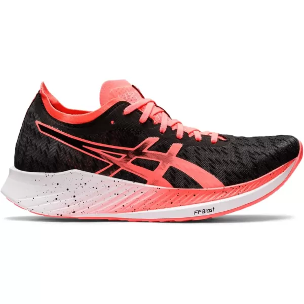 imageASICS Womens Magic Speed Running ShoesBlackBlazing Coral