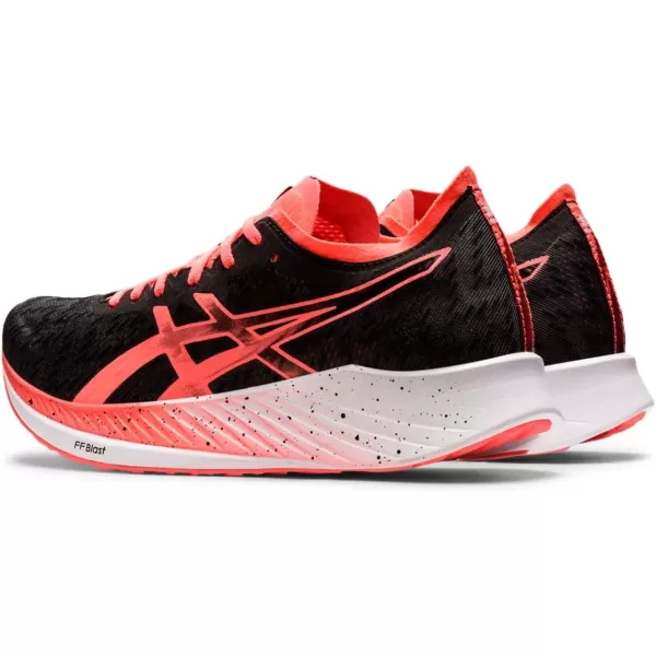 imageASICS Womens Magic Speed Running ShoesBlackBlazing Coral