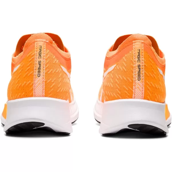 imageASICS Womens Magic Speed Running ShoesOrange PopWhite