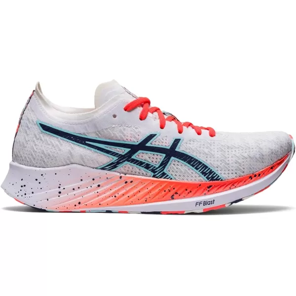imageASICS Womens Magic Speed Running ShoesWhiteThunder Blue