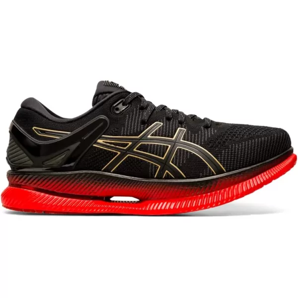 imageASICS Womens MetaRide Running ShoesBlackClassic Red