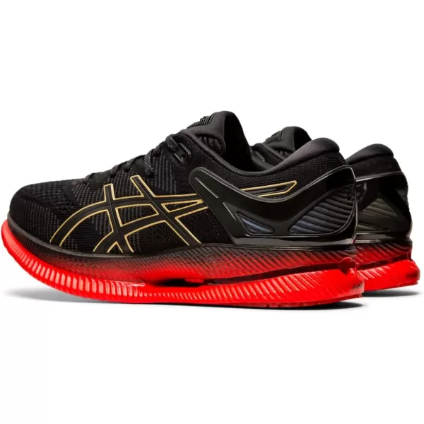 imageASICS Womens MetaRide Running ShoesBlackClassic Red
