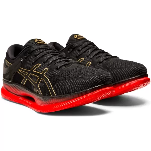 imageASICS Womens MetaRide Running ShoesBlackClassic Red