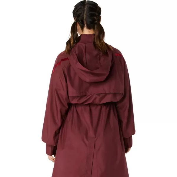 imageASICS Womens NAGINO WOVEN LONG JACKET ApparelPort Royal
