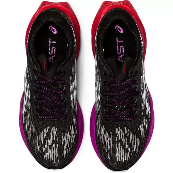 imageASICS Womens NOVABLAST 3 Running ShoesBlackSoft Sky
